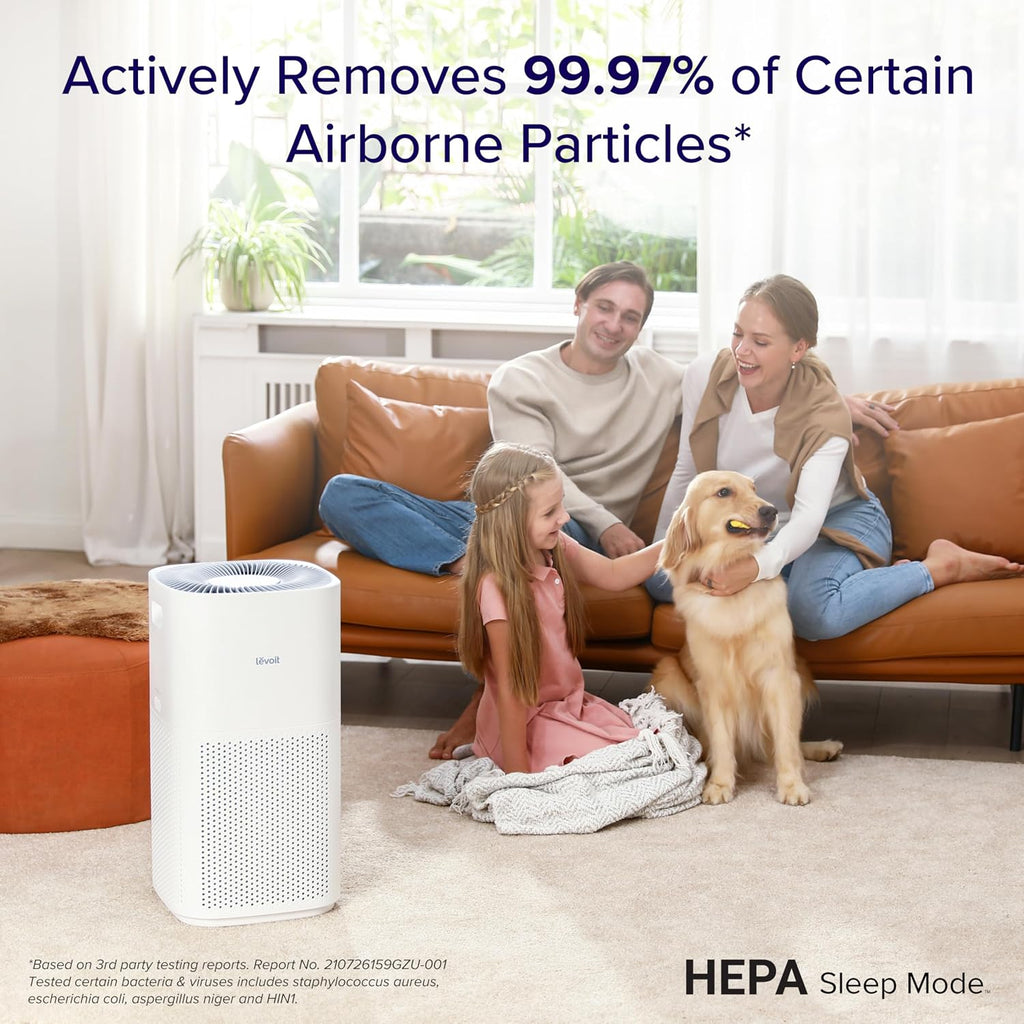 Air Purifiers for Home Large Room Up to 2933 Ft² With HEPA Sleep Mode, AHAM VERIFIDE, Smart WIFI, PM2.5 Monitor