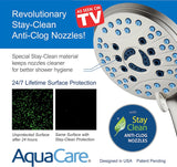AquaCare High Pressure 8-mode Handheld Shower Head, Anti-clog Nozzles, Built-in Power Wash to Clean Tub, Tile & Pets