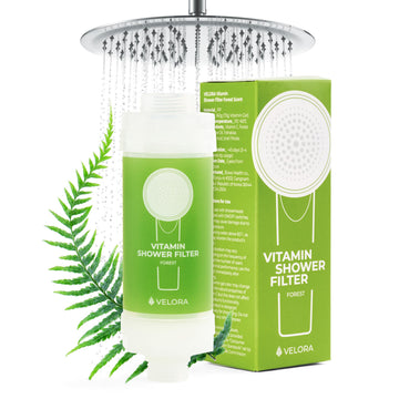 Vitamin C Shower Filter and Water Softener for Hard Water - Aromatherapy Shower Head Attachment - Universal Fit, Easy