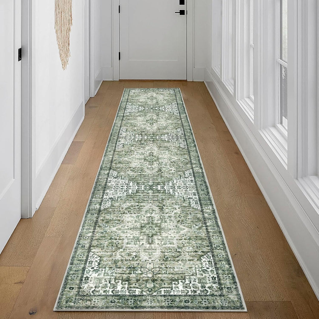 2x10 Washable Runner Rug Non Slip Soft Area Rug Kitchen