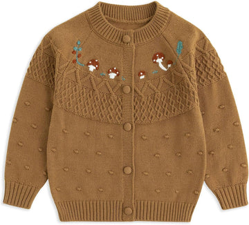 Toddler Girls Knit Cardigan Sweater