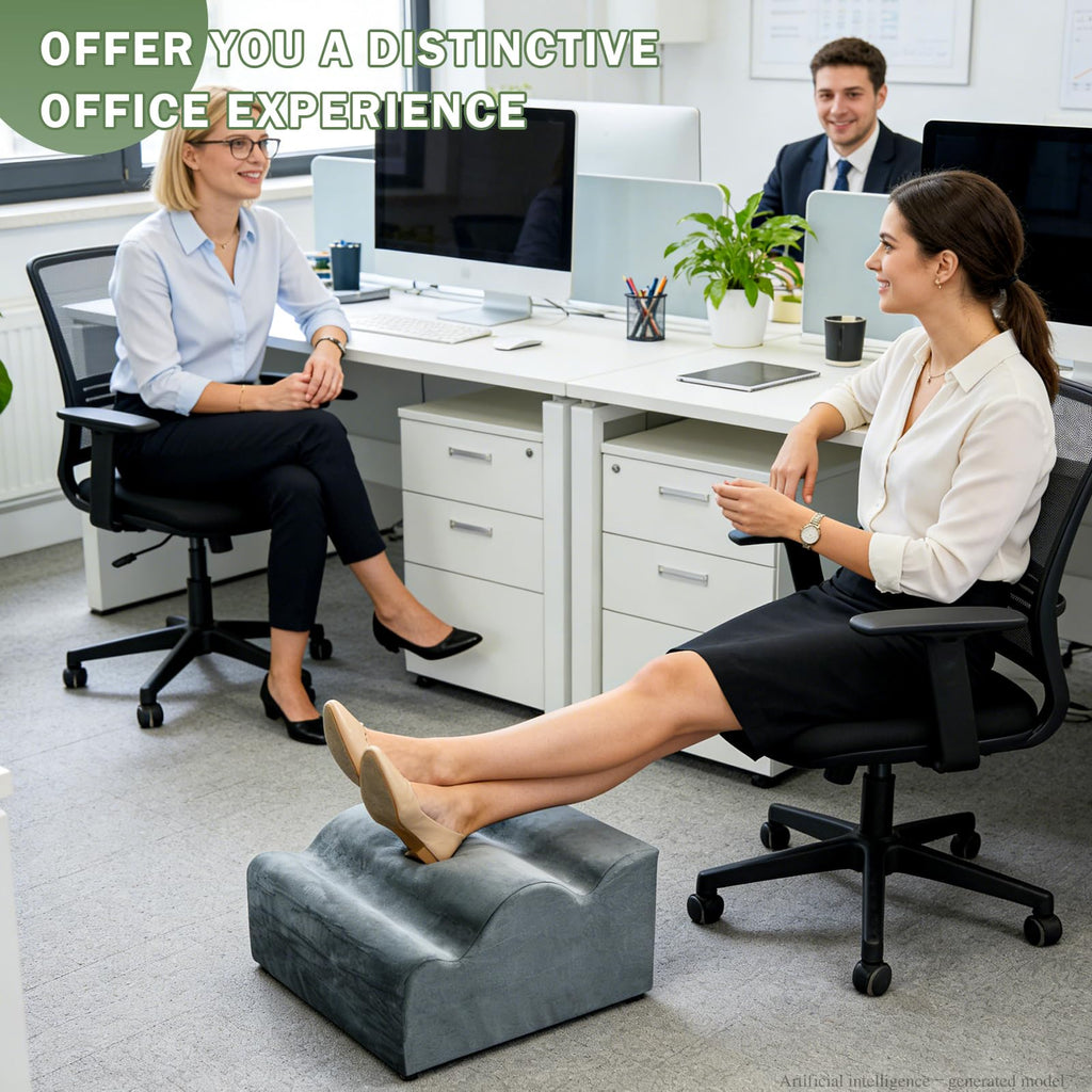 Foot Rest for Under Desk - 3-Layer Multi-Functional Foot Stool