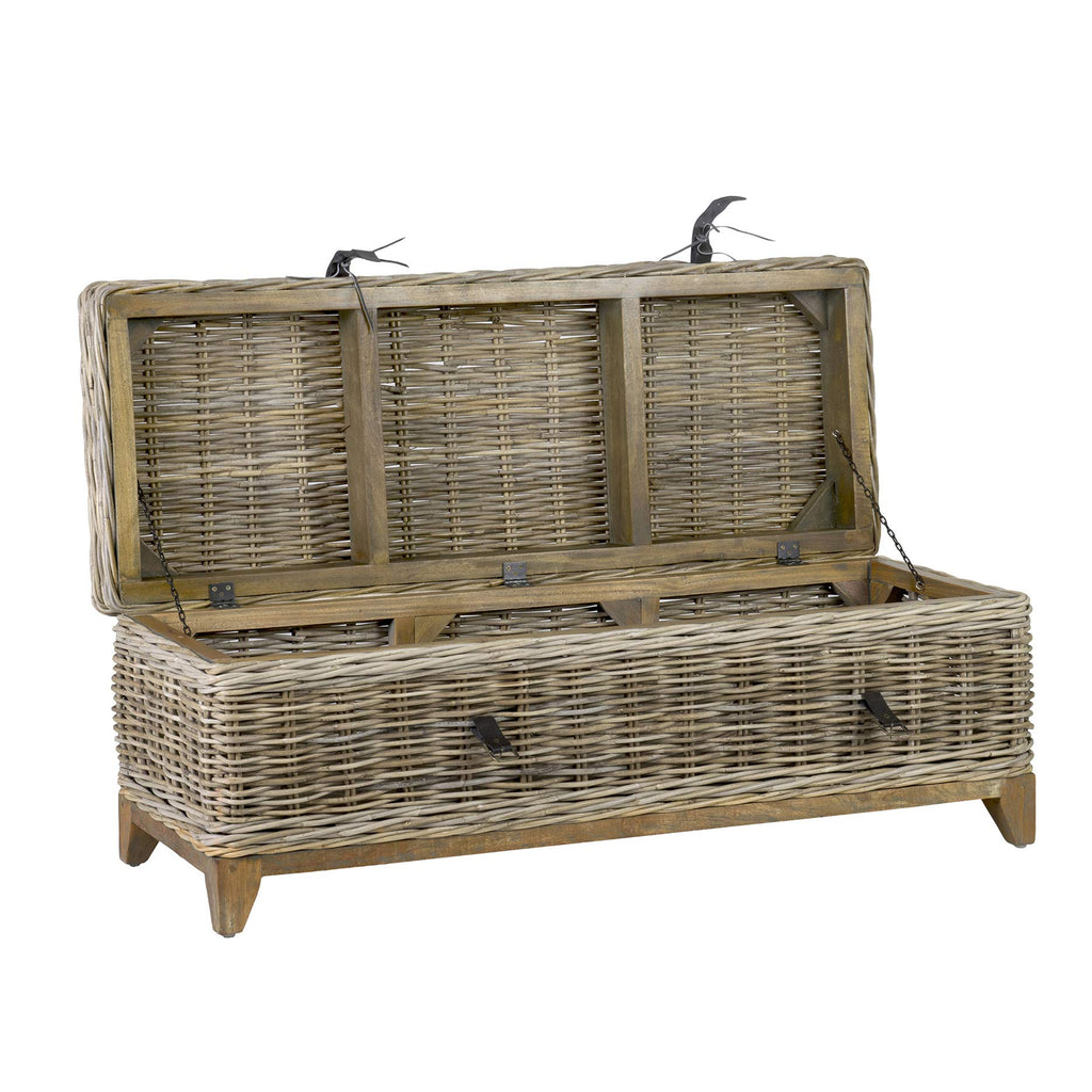 Kai Rattan coffee table Brown