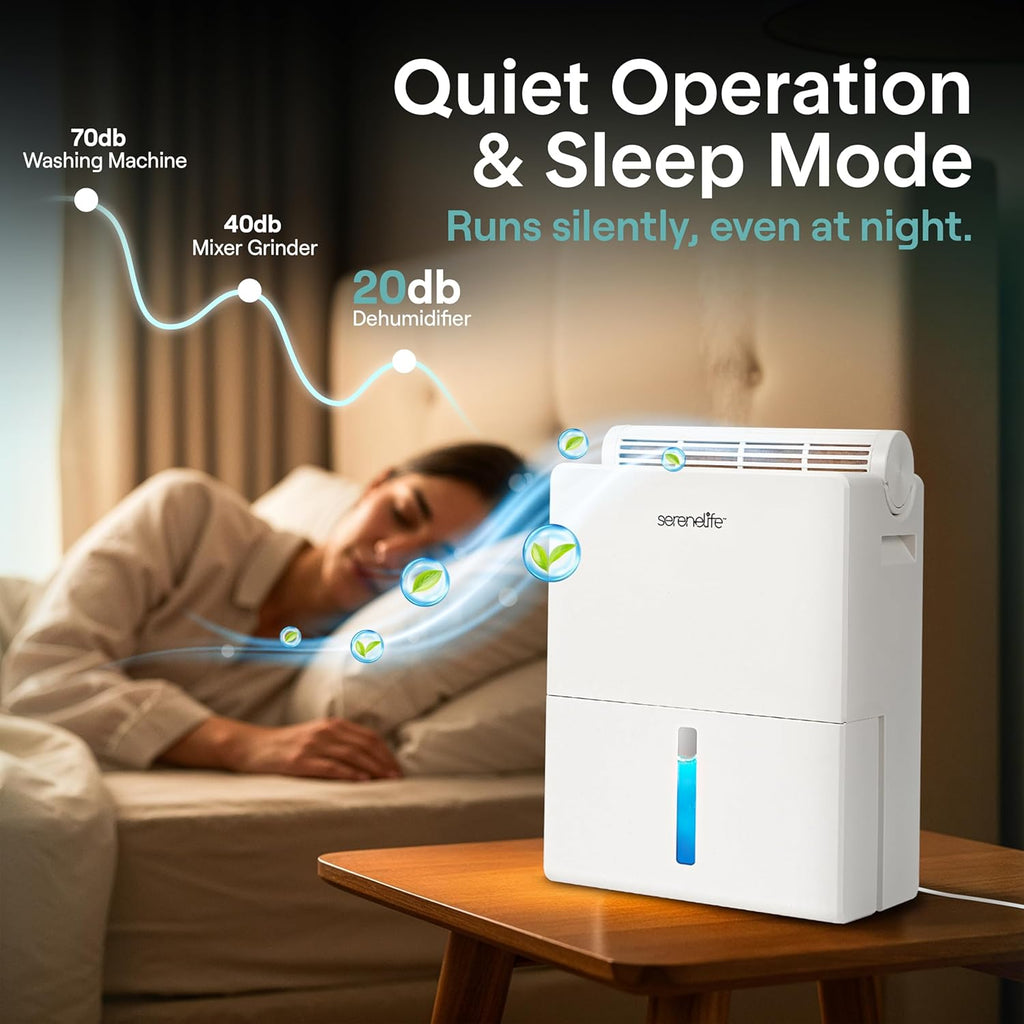 91 OZ Dehumidifier For Home | Covers 1200 SQ FT For Basements, Bedrooms