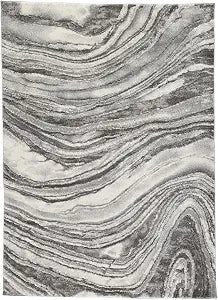 Wysdale Rug, 7'10" x 10'3" 8x10 Gray Abstract