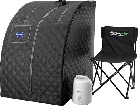 Durasage Lightweight Portable Personal Steam Sauna Spa for Relaxation at Home, 60 Minute Timer