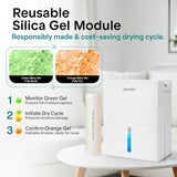 91 OZ Dehumidifier For Home | Covers 1200 SQ FT For Basements, Bedrooms