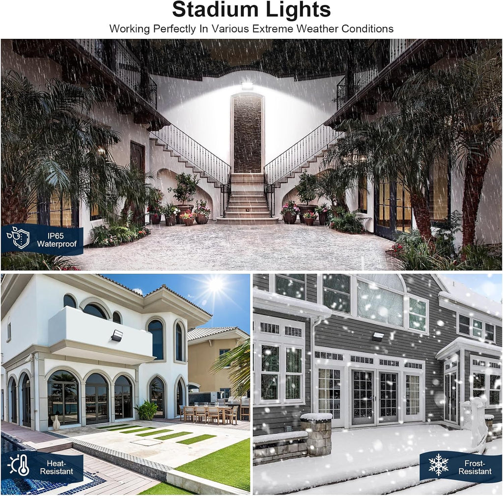 240W LED Stadium Light for Sports Arena & Parking Lot | 36000LM Super Bright Flood Light,5000K 120°Wide