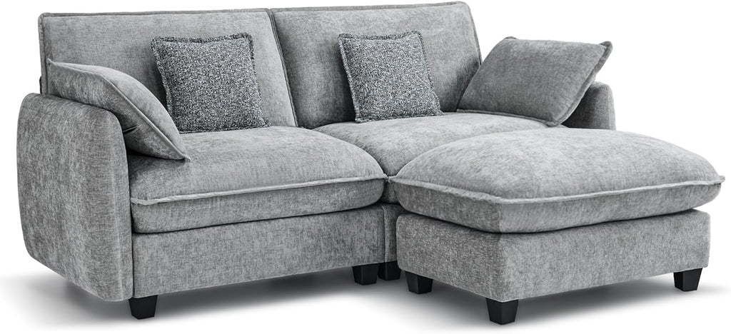 MCombo Oversized Modular Sectional Sofa, FSC Certified L Shaped Cloud Sectional Couches for Living Room