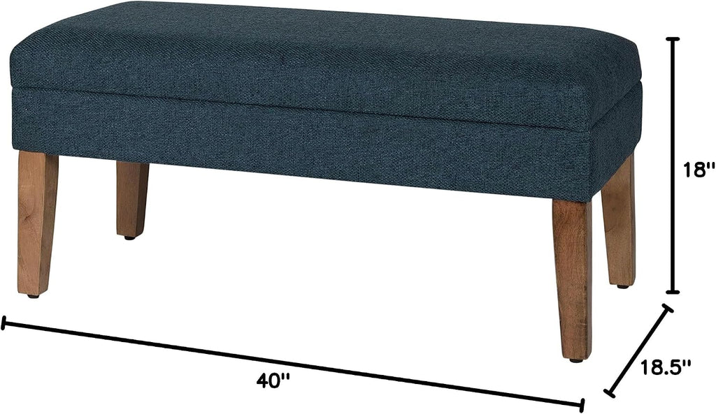 Home Decor | Upholstered Decorative Storage Ottoman Bench | Ottoman Bench with Storage | Decorative Home Furniture