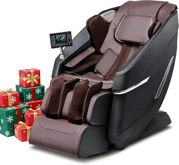 Full Body Massage Chair, SL-Track Zero Gravity Massage Recliner, 3D Shiatsu, Body Scan, Heating, Bluetooth Speaker