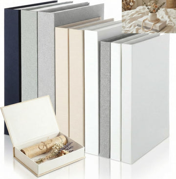 9 Pcs Faux Decorative Book Box Set Decor, Linen Fake Book with Hidden Storage, Magnetic Aesthetic Coffee Tables
