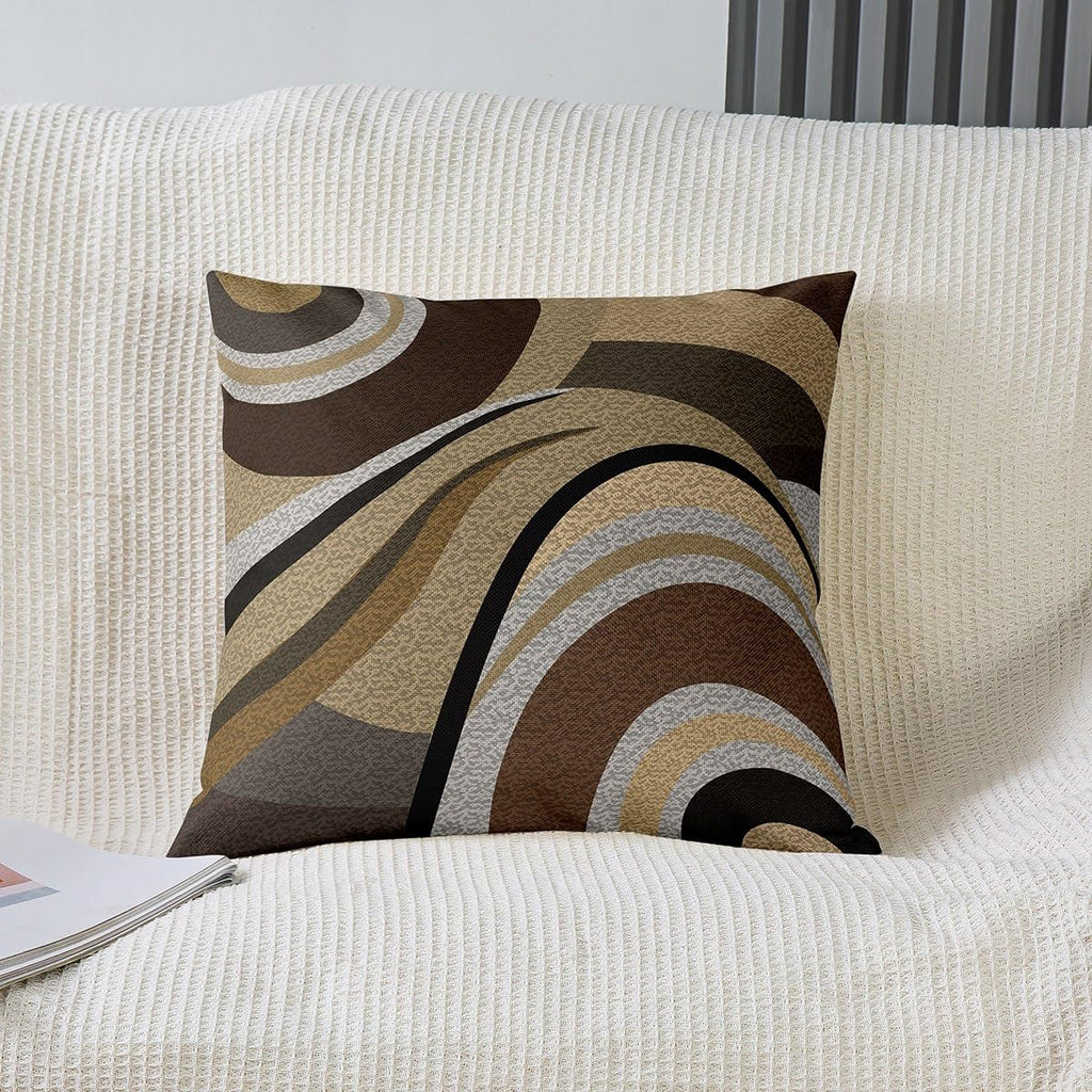 Geometric Throw Stripe Pillow Covers 22x22 Inches Soft