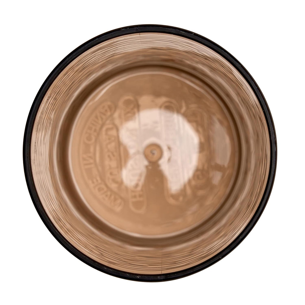 G.E.T. 3316-SM-EC Heavy-Duty Shatterproof Plastic Pebbled Tumbler, 16 Ounce, Smoke (Set of 4)