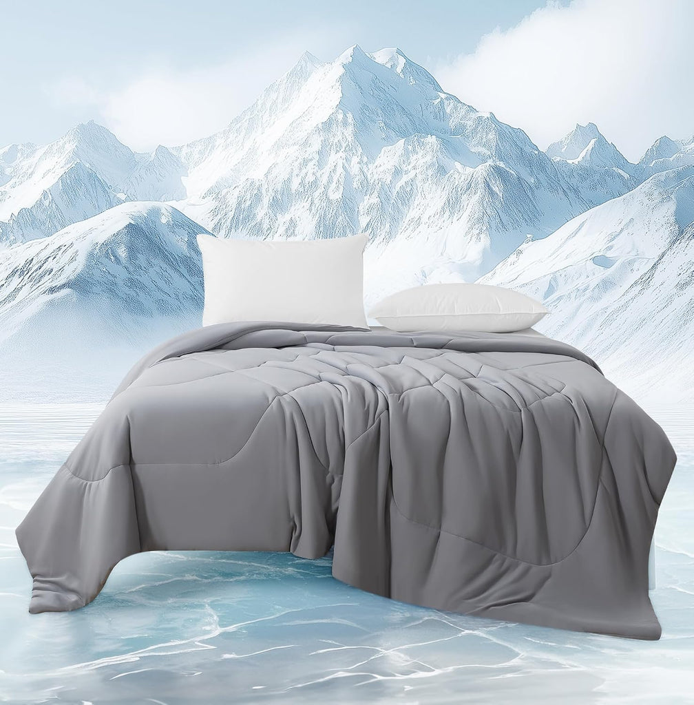 Cooling Blankets for Hot Sleepers, Luxury Lightweight Cozy Soft Throw for Night Sweats Double Sided Breathable