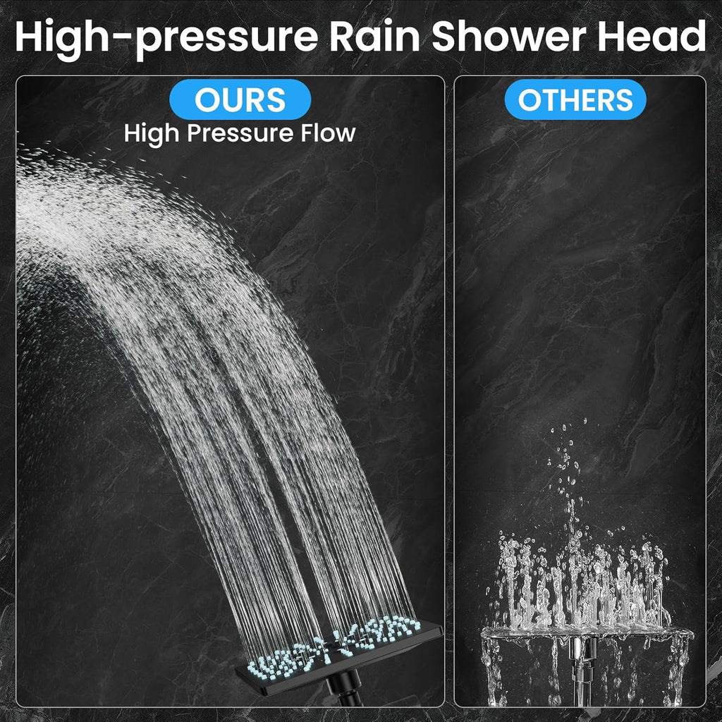 High Pressure Rain Shower Head with Handheld