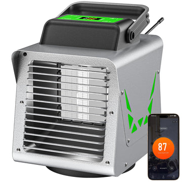 1500w Greenhouse Heater, with APP Remote Control, Portable Outdoor Winter Heater With Thermostat For Plants Vegetables