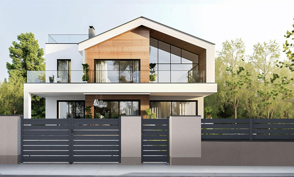 Reno Fence Panel 168 x 69 cm Anthracite
