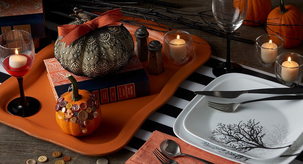 Vitrelle 18-Piece Service for 6 Dinnerware Set Triple Layer Glass and Chip Resistant