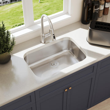 27 Inch Undermount Single Bowl Kitchen Sink