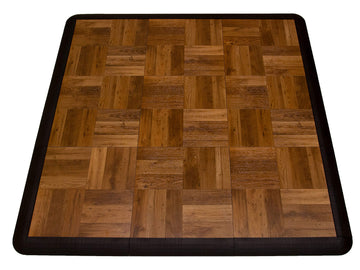 Portable Dance Floor Kit, 3'x3', Oak Finish, 9 Sq Ft