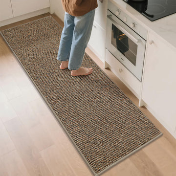 Kitchen Runner Rugs 24"x72", Kitchen Mats for Floor, Taupe