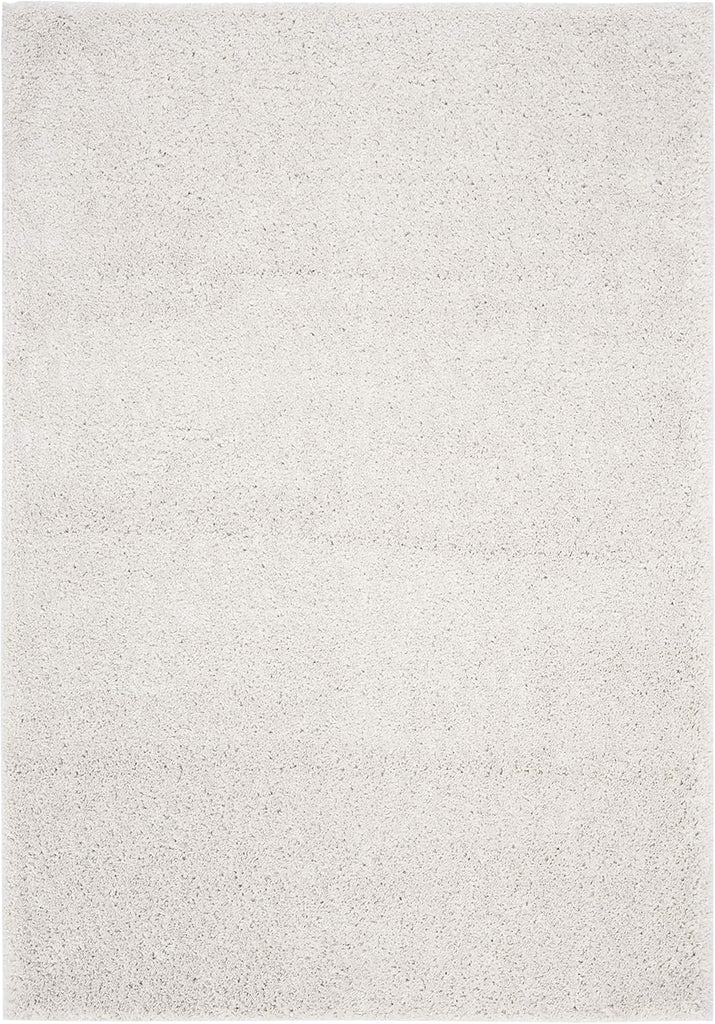 August Shag X-Large Area Rug - 12' x 15', Beige, Solid Design, Non-Shedding & Easy Care, 1.2-inch Thick