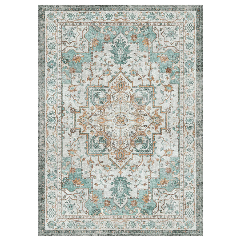 7'6"x9'6" Washable Area Rugs, Non Slip