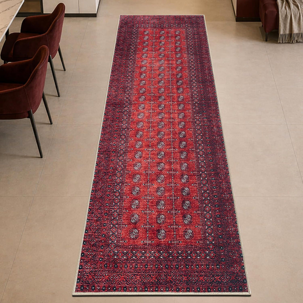30"x120" Rug - Machine Washable Runner Rug with Non-Slip Backing, Ideal