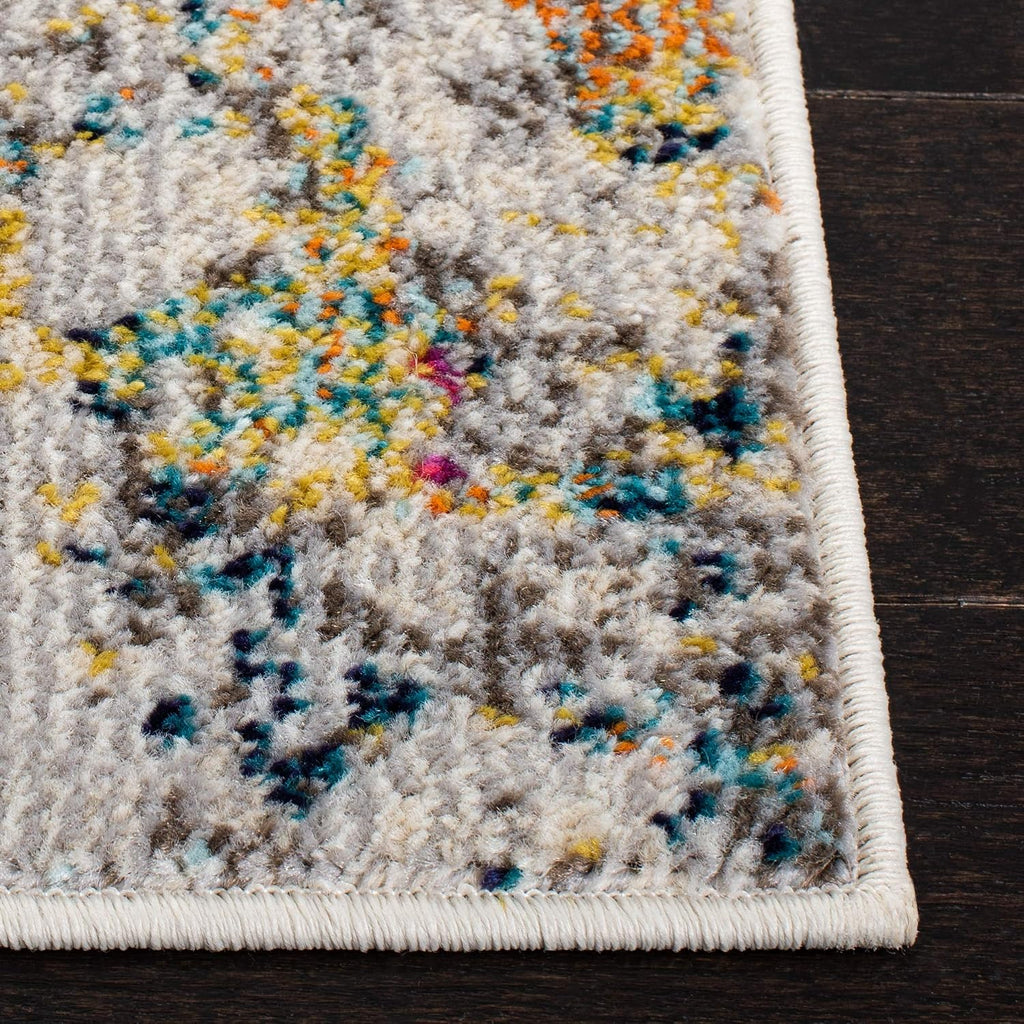 Madison X-Large Area Rug - 12' x 15', Grey & Gold, Modern Abstract Design, Non-Shedding & Easy Care