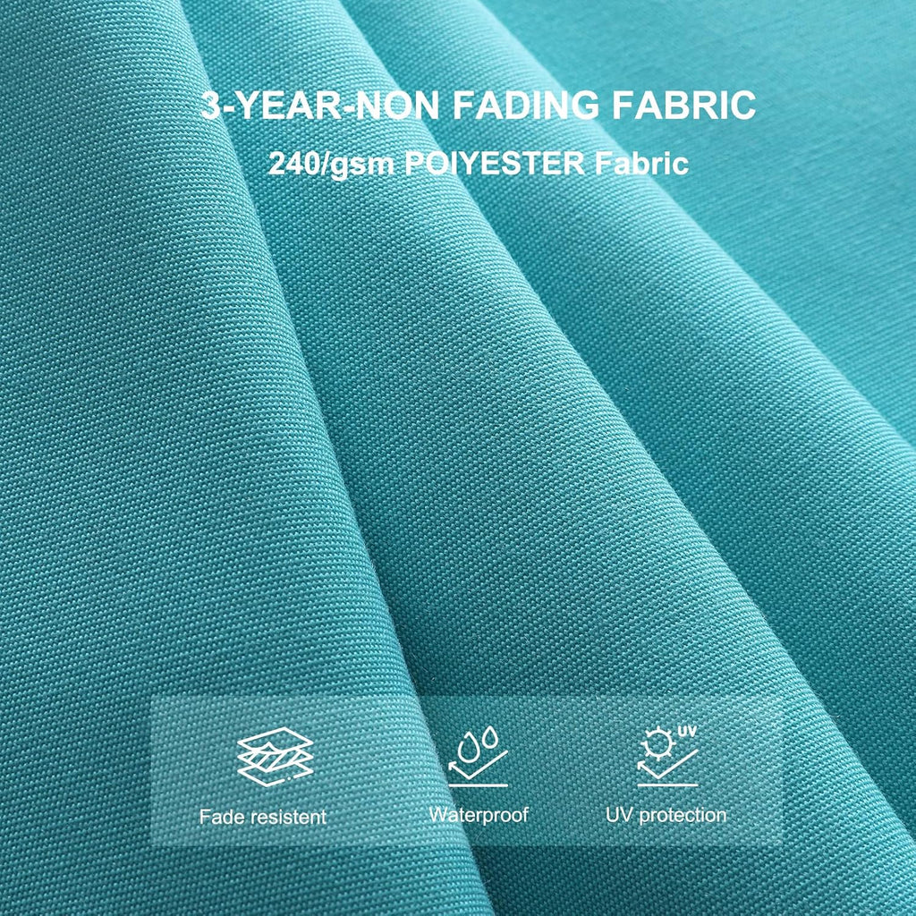 Patio Umbrella Cantilever Double Top Outdoor Offset Umbrella with 360° Rotation