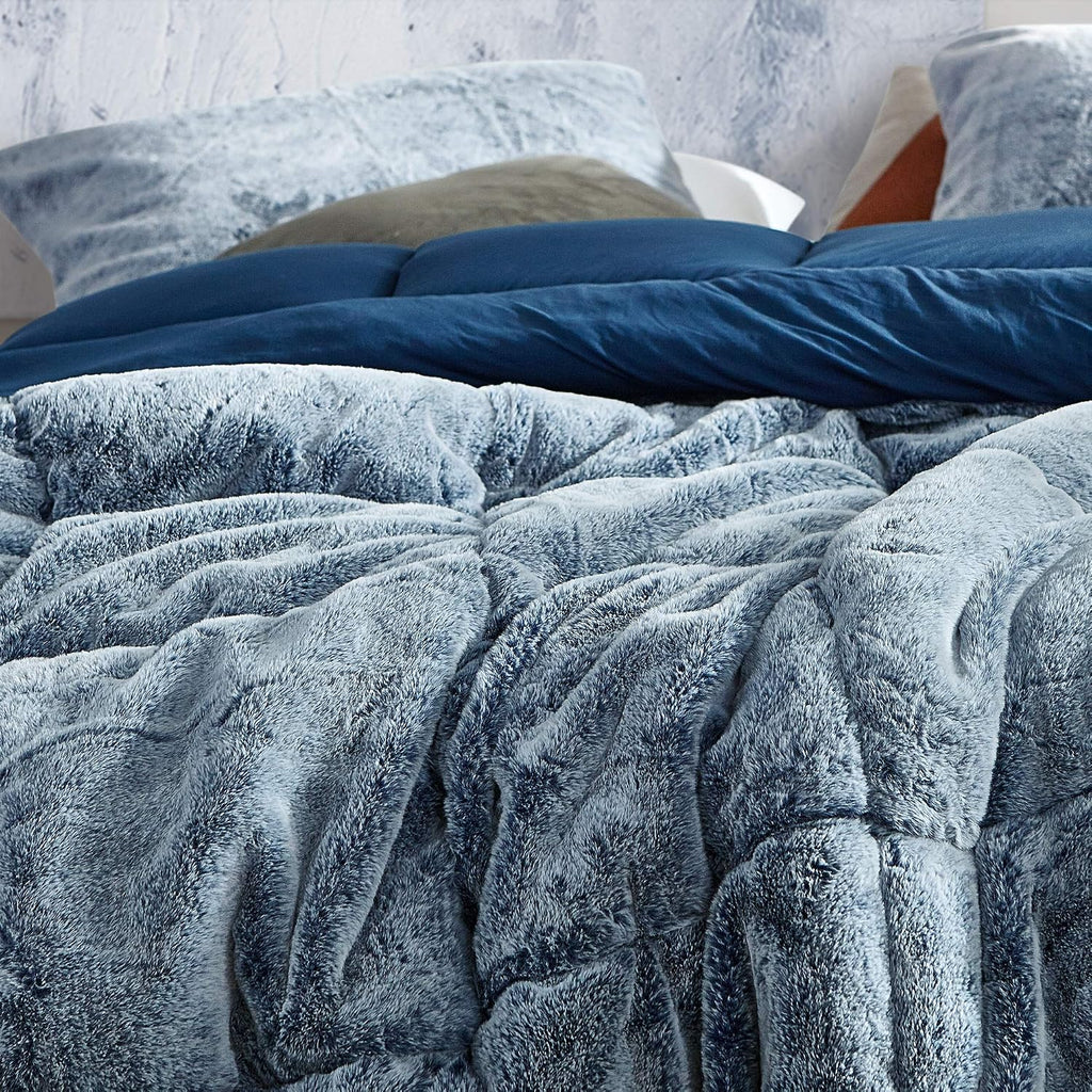 Aww Buddy - Coma Inducer Oversized King Comforter Set - Dark Denim Blue
