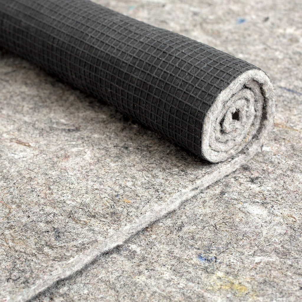 Lock - 2'x8' - 1/4" Thick - Felt + Rubber - Premium Non-Slip Rug Pad - Set of 16