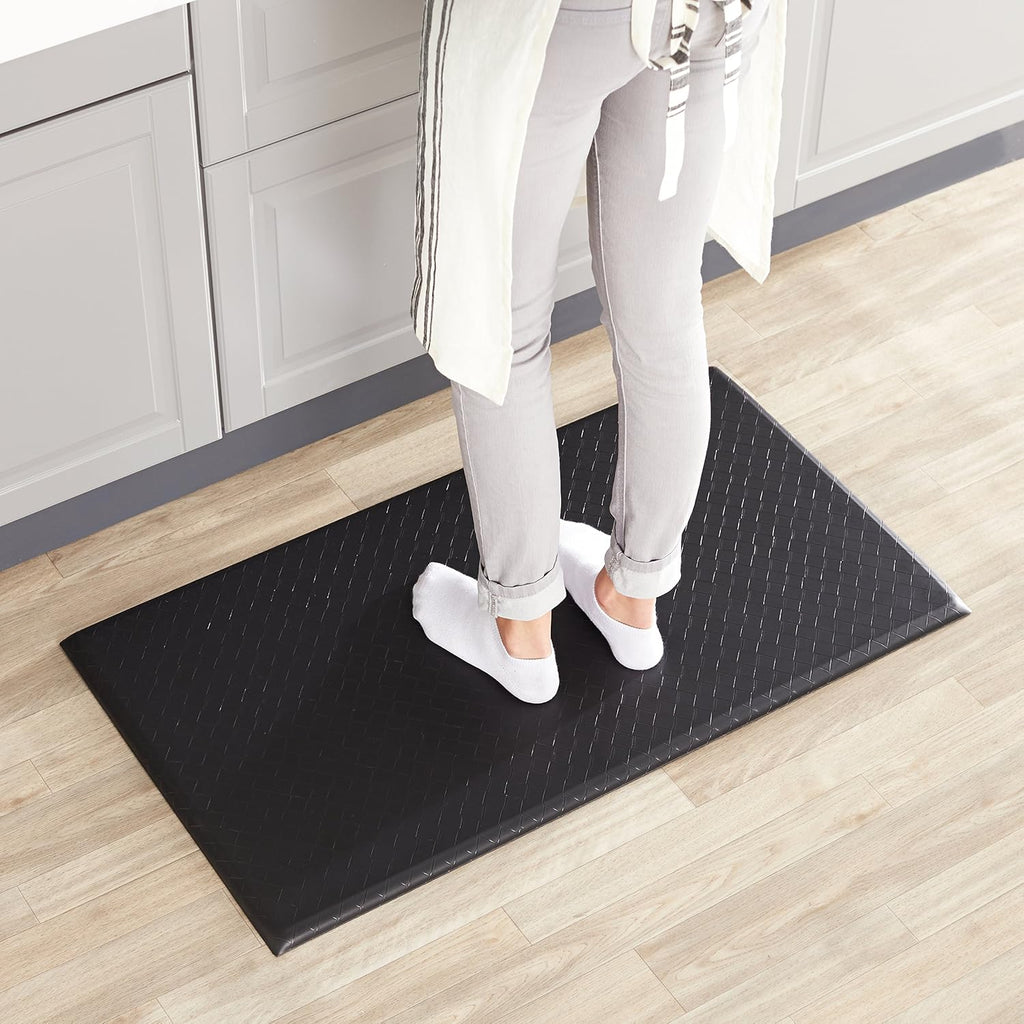 Anti-Fatigue Standing Mat, Non-Slip, Cushioned, Stain Resistant Comfort Mat and Standing Desk, 20" x 36" x 0.6"