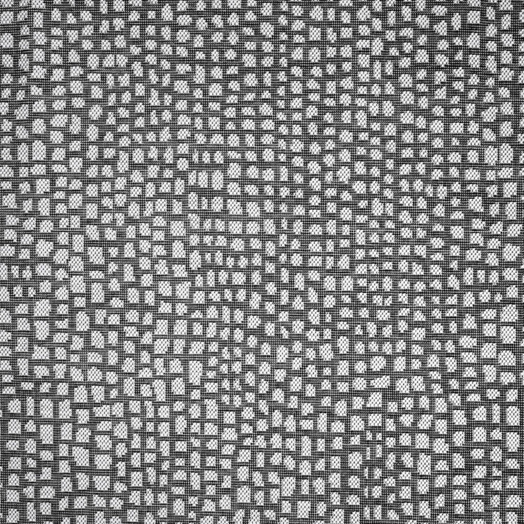 Marlin Transitional Indoor/Outdoor Area Rug, Black, 7'10"x10'2"