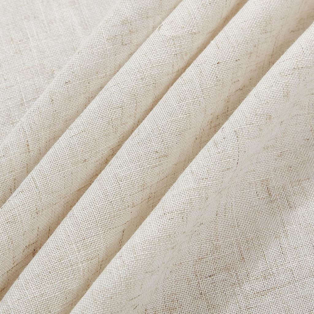 Dothan Luxury Linen Blend Tablecloth or Party, 60" x 120", Taupe