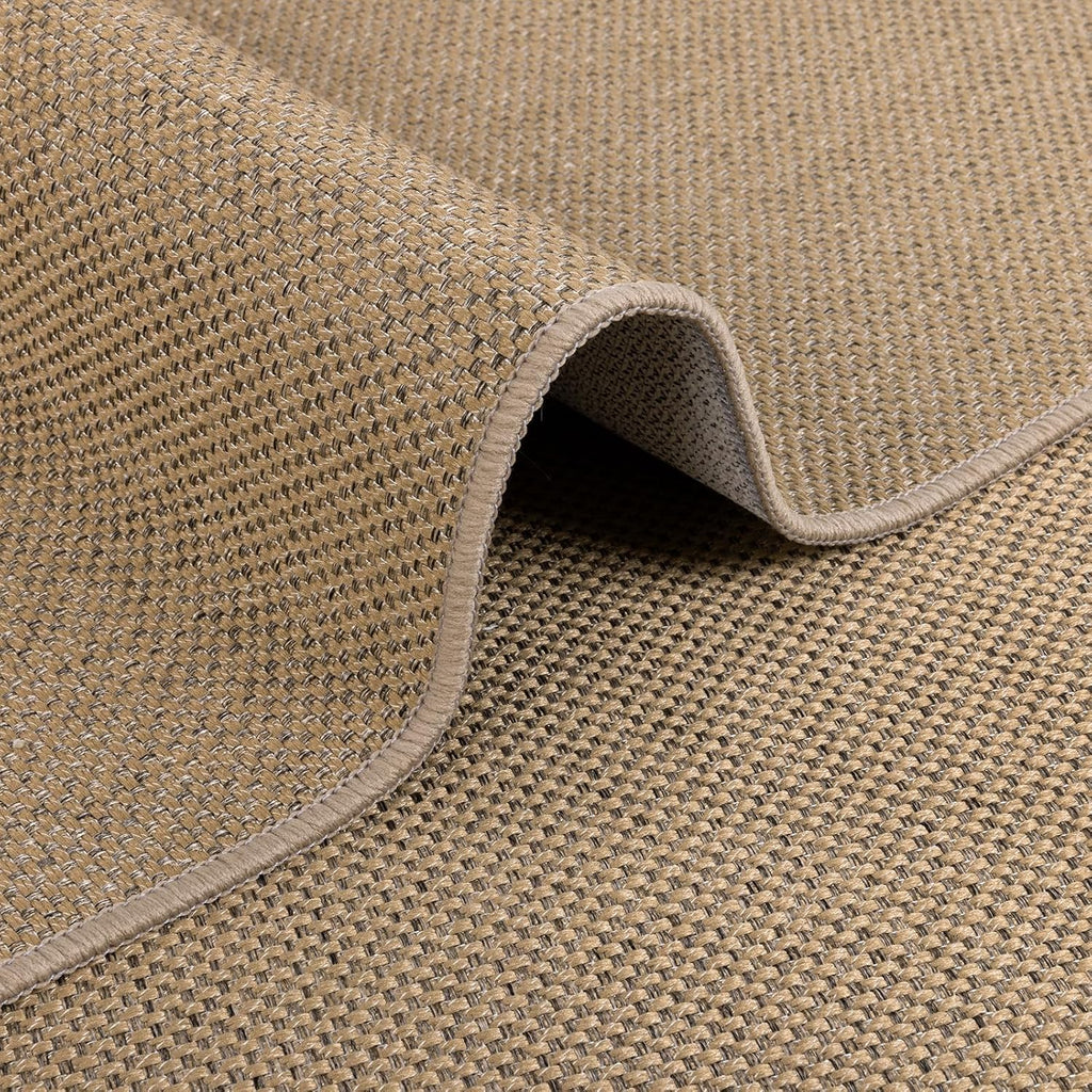 Faux Jute 5x7 ft Woven Texture Washable Rug