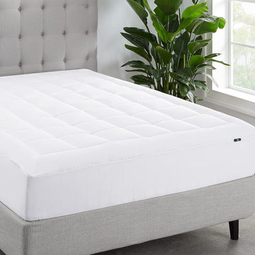 ComfortSure Quilted Cotton Pillowtop Mattress Pad, King