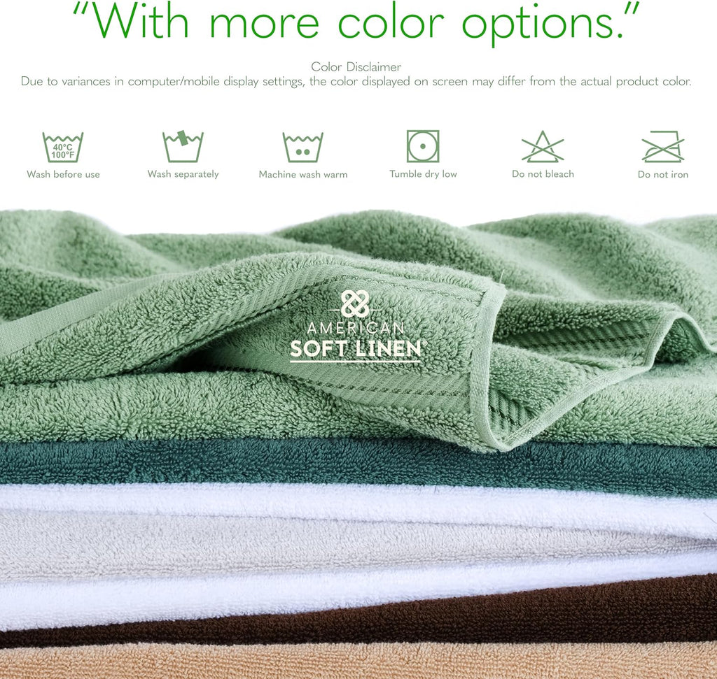 Soft Linen 100% Cotton Luxury Turkish Towels, 35x70 XL Bath Sheet | Soft Absorbent Quick Dry OEKO Tex Standard 100
