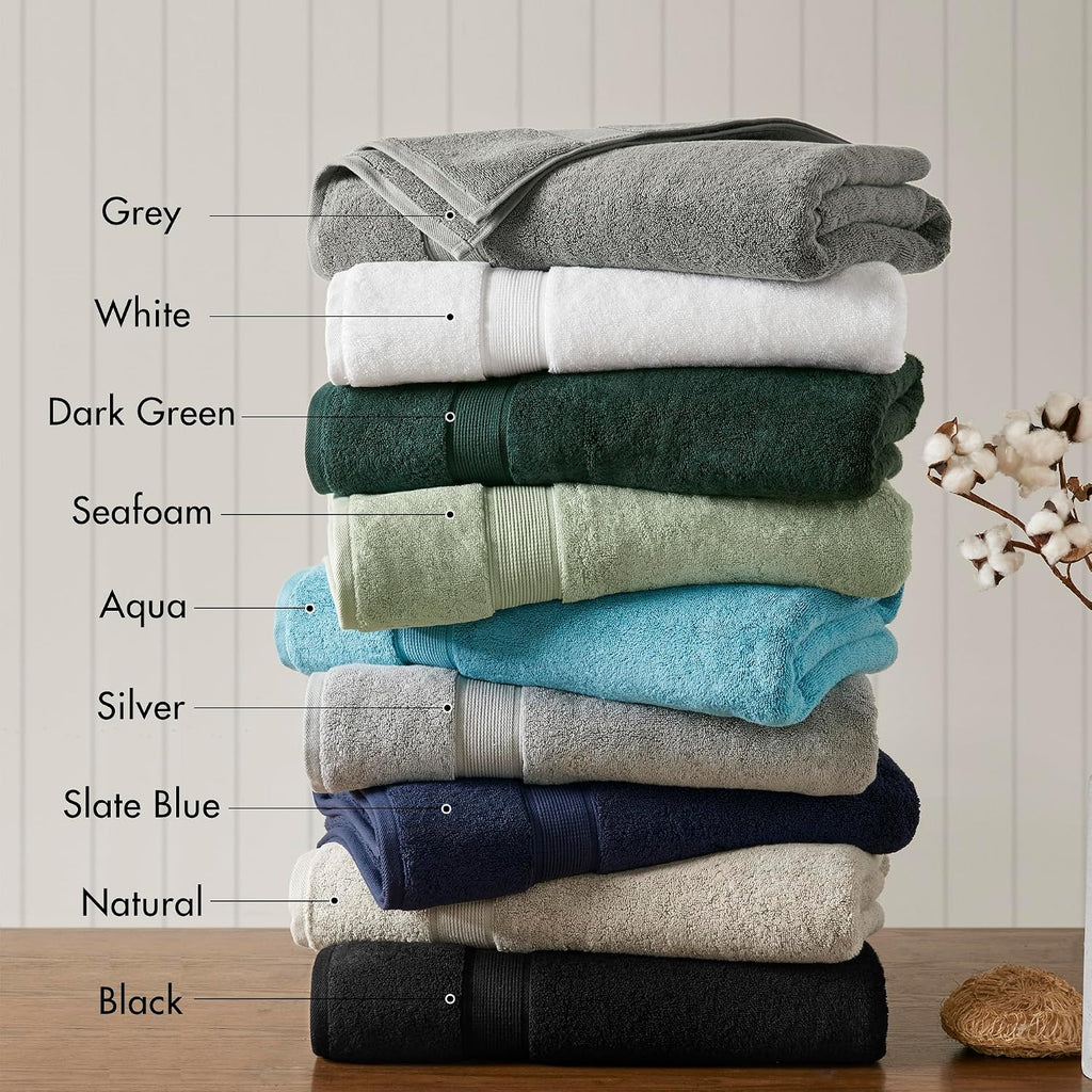 Park Cotton Bath Sheet 2 Piece Oversized, 800GSM, 34" x 68" Natural | Long Staple, Highly Absorbent Bath Towel