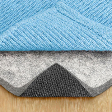 Dual Surface - 9'x12' - 1/2" Thick - Felt + Rubber - Non-Slip Backing Rug Pad - Adds Comfort and Protection - Set of 108