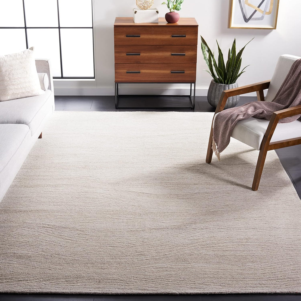 Metro Area Rug - 11' x 15', Natural & Ivory, Transitional Design