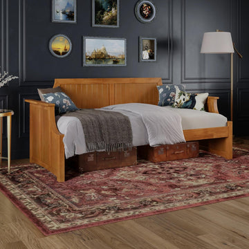 Cambridge Wood Daybed, Twin, Light Toffee