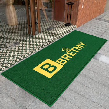 Custom Commercia Floor Mats Custom Logo Carpet Indoor Outdoor Entrance Floor Mat Wear-Resistant Elasticity Doormat