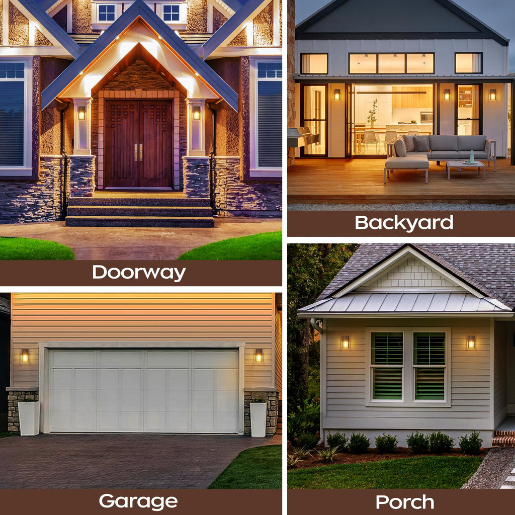 Outdoor Front Porch Light Wall Mount, Exterior Lighting Fixtures