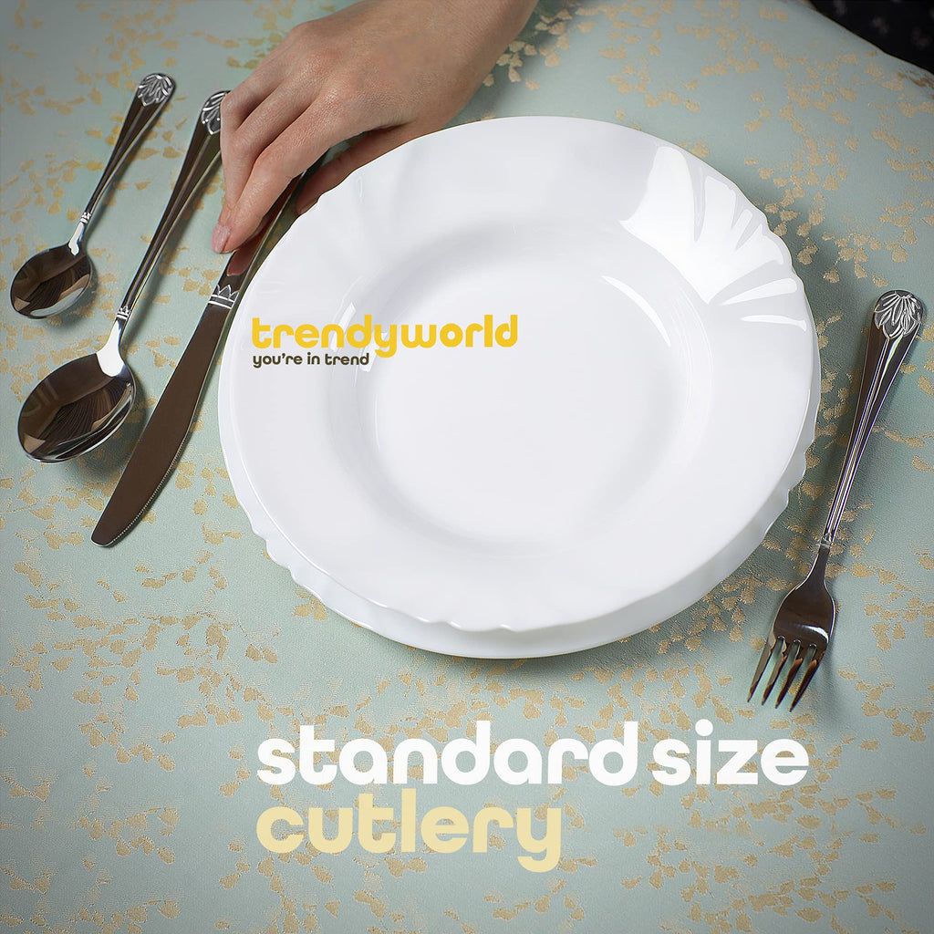 Silverware Set Limited Edition - 30 Piece Family Dinnerware Set - Flatware Set for 6 - Silver Tableware Set - Spoons