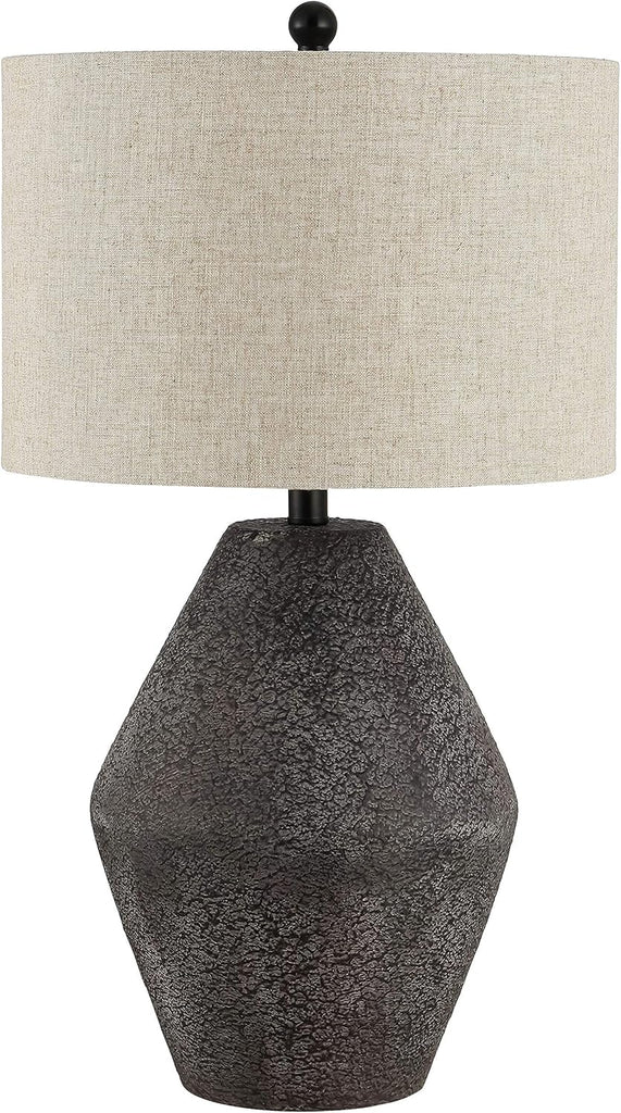 Ersta Brown Modern Rustic Farmhouse Table Lamp, 27-Inch Accent Lamp (TBL4367A)