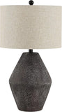 Ersta Brown Modern Rustic Farmhouse Table Lamp, 27-Inch Accent Lamp (TBL4367A)