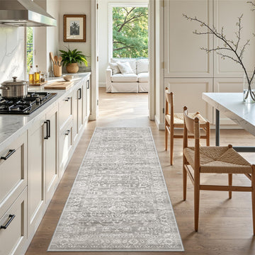 Runner Rug Non-Slip, Washable Soft Hallway Rug