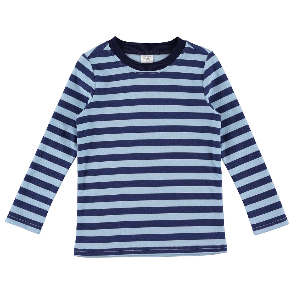 Pack Baby Boy Long Sleeve Shirt - Basic Tshirt Tops, Light Undershirt - Solid, Striped & Statement Tees